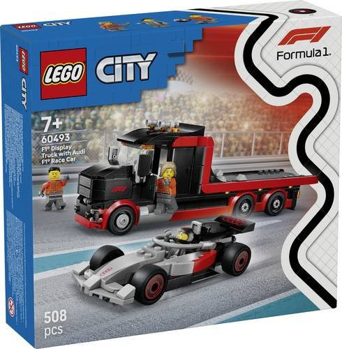 LEGO City 60493 F1 Truck mit Audi F1 Rennwagen ab 7 Jahren - Bild 1