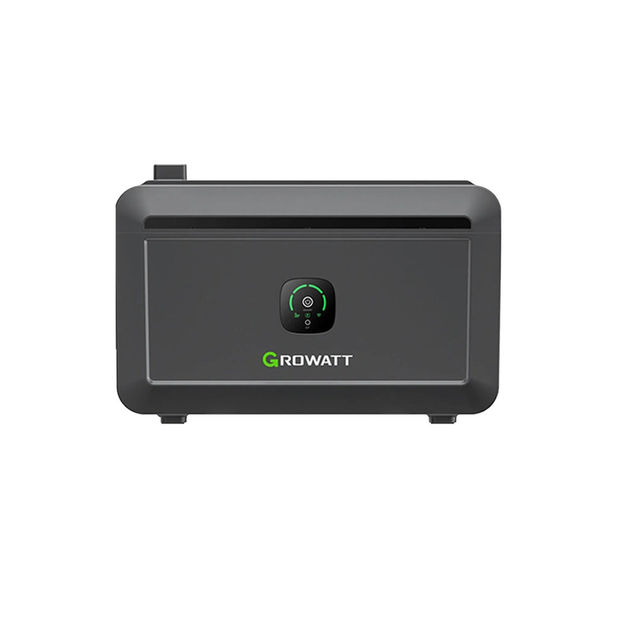 Growatt Noah 2000 Solarspeicher Schwarz 2048Wh LiFePO4 mit 1800W PV-Eingang und Smart App Control für Balkonkraftwerke - Bild 2