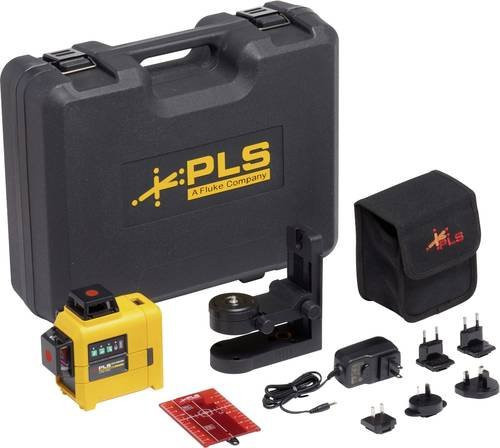 Fluke PLS 3X360R KIT Linienlaser in Rot und Gelb mit 50m Reichweite und wiederaufladbarem Akku - Bild 1