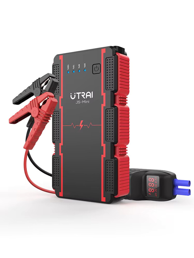 UTRAI JS-Mini Auto-Starthilfe Powerbank 1400A mit 13800mAh, Tragbarer Notfall-Starter und Batterie-Booster in Schwarz - Bild 5