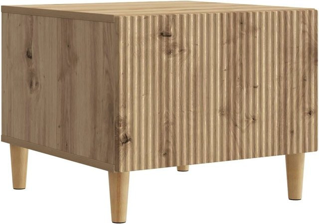 vidaXL Couchtisch Artisan-Eiche in Braun aus Holzwerkstoff, B/T/H: 49 x 50 x 40 cm - Bild 1