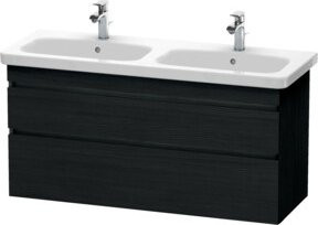 Duravit Waschtischunterschrank DuraStyle in Schwarz, B/T/H: 123 x 44,8 x 61 cm - Bild 1