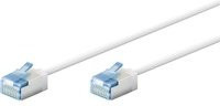 Goobay Cat.6a Patchkabel Slim U/FTP Ethernet LAN Kabel Weiß 10 m - Bild 1