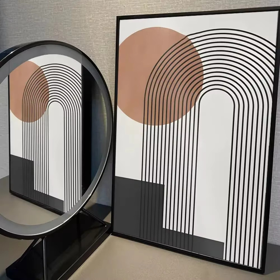 Potdemiel Minimalistischer Wandkunstdruck mit abstrakter Linie als Leinwandgemälde für deine moderne Heimdekoration - Bild 2