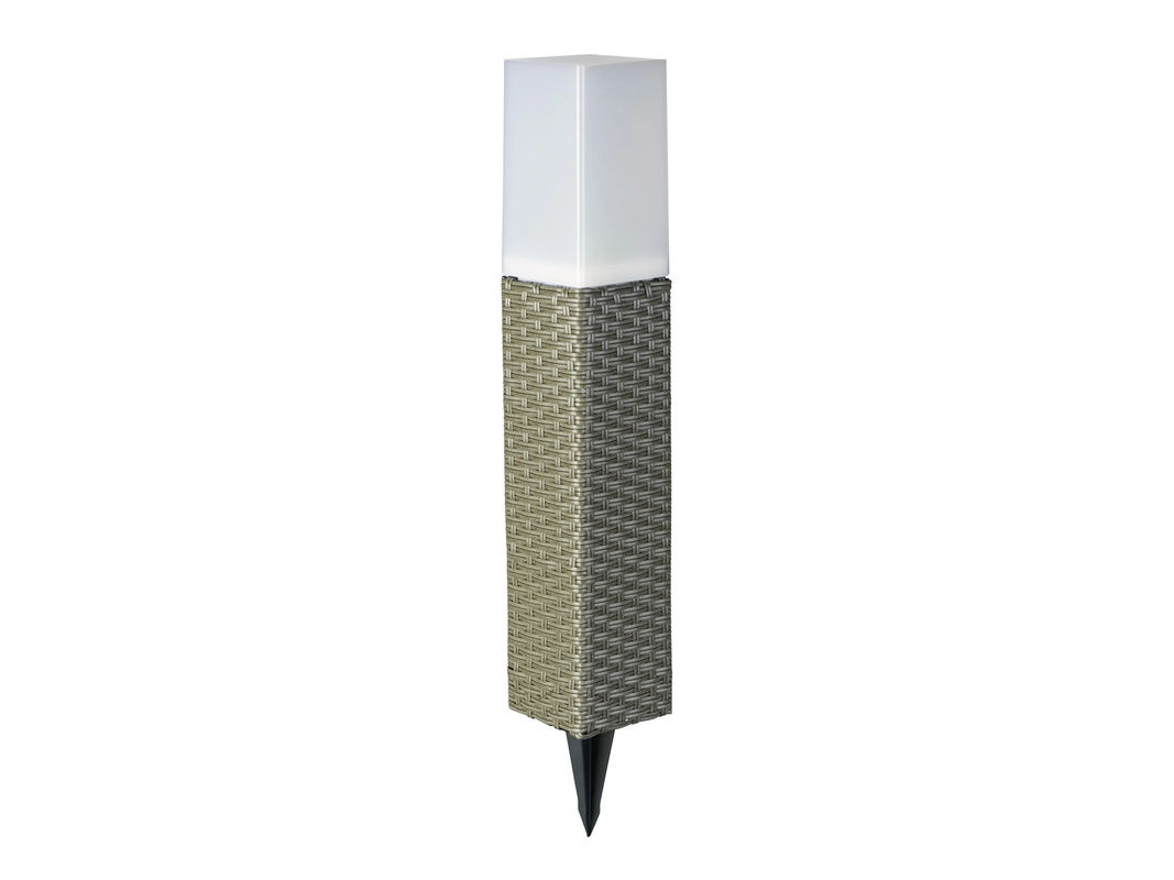 LIVARNO Solarleuchte Rattan in Anthrazit mit LED und Erdspieß für Garten und Außenbereich - Bild 2