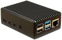 Inter-Tech ODS-716 Gehäuse für Raspberry Pi 4B, Schwarz - Bild 1