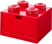 LEGO Aufbewahrungsbox Schreibtischschublade 4 in Rot - Bild 1