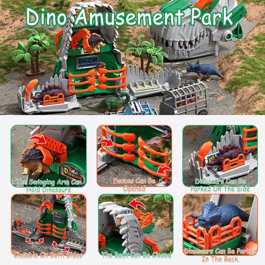 SONGYI Jurassic Park Dinosaurier Park Spielset, Lernspielzeug, ab 3 Jahre - Bild 3