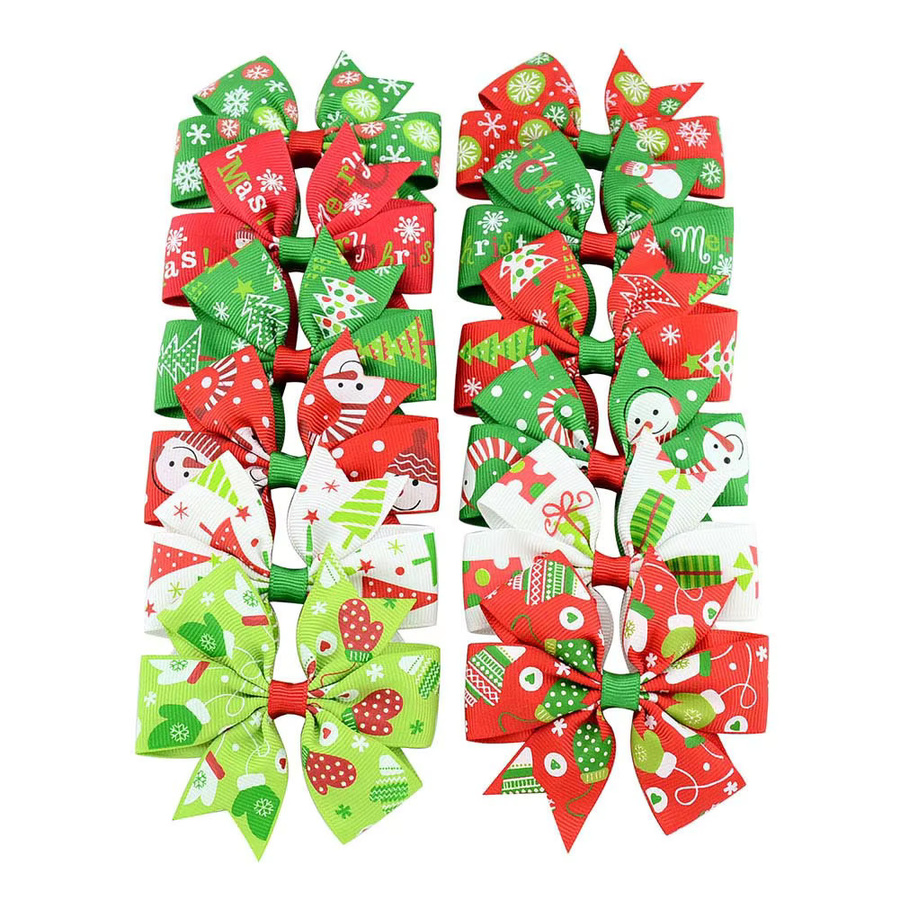 KIDS BOWS Haarspangen-Set, 6-teilig, Weihnachten, Kinder - Bild 2