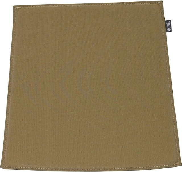 Siena Garden Sitzkissen Square-Lane in Oliv, wasserabweisend und rutschfest, B/T/H: 44 x 44 x 1 cm - Bild 1