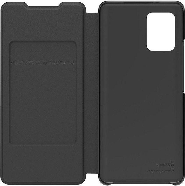 Samsung Galaxy A42 5G Wallet Flip Cover Hülle in Schwarz - Bild 1