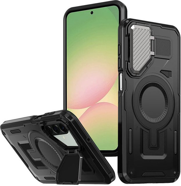 Techsuit CamVault MagSafe-Hülle für Samsung Galaxy A56 A566 in Schwarz - Bild 1