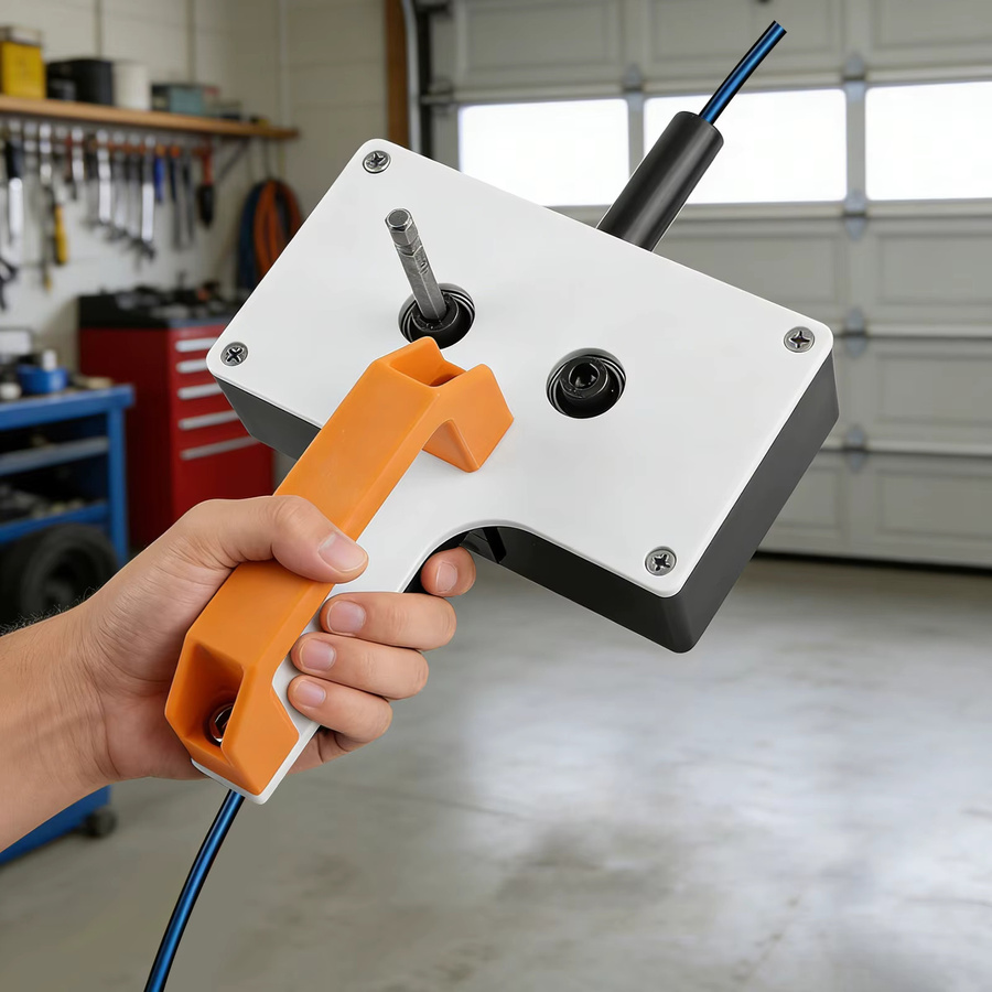 VAKIND Kabelzieher für Rohrleitungen in Orange, Kabelziehwerkzeug für Kabel bis max. 0,3 Zoll Dicke, ideal für Elektriker in engen Räumen und Wänden - Bild 5
