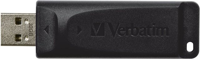 Verbatim Slider USB-Stick 32GB USB-A Schwarz - Bild 2