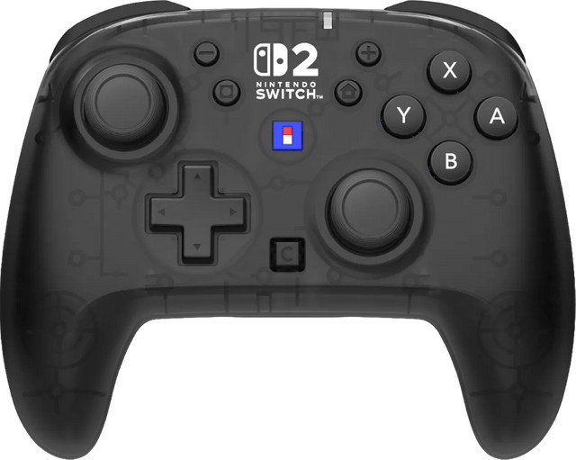 Hori HORIPAD Turbo Wireless Controller für Nintendo Switch, Bluetooth und USB-C, Schwarz/Transparent - Bild 1