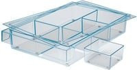Bosch Snackbox KSZ10010 für Kühlschränke, transparent, mit Fächern - Bild 1