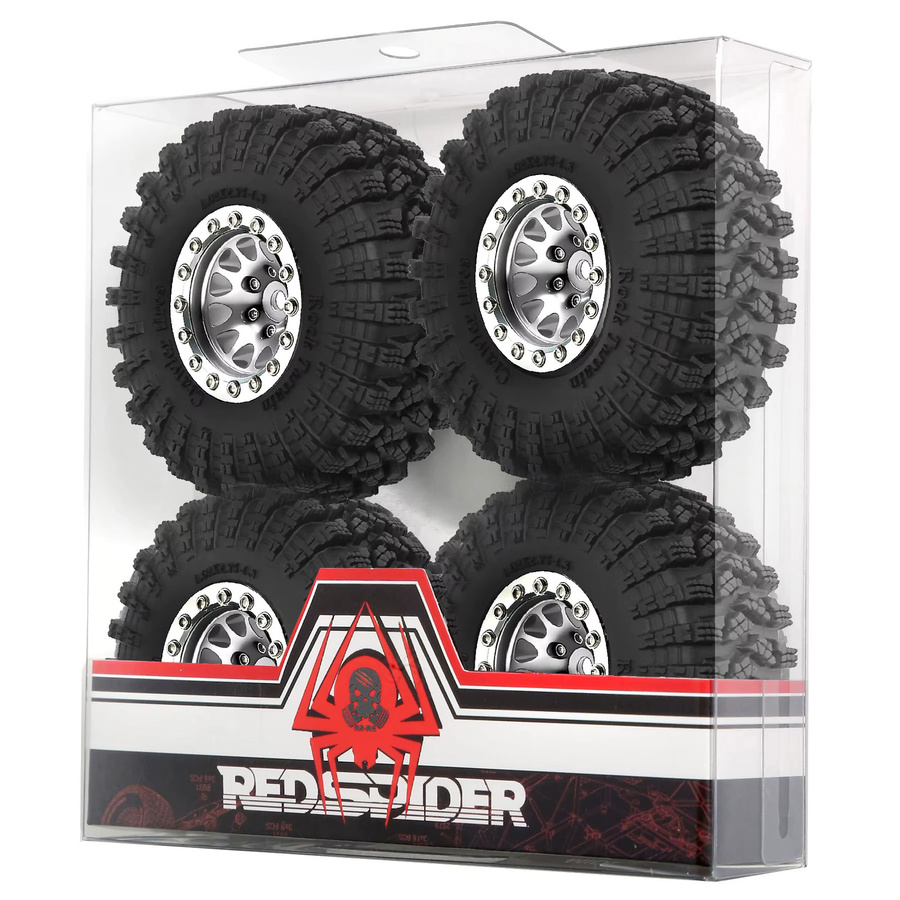 RS Aluminium Beadlock-Radreifen, 1,3 Zoll, Schwarz, Metall, für 1:18 Fahrzeuge - Bild 5
