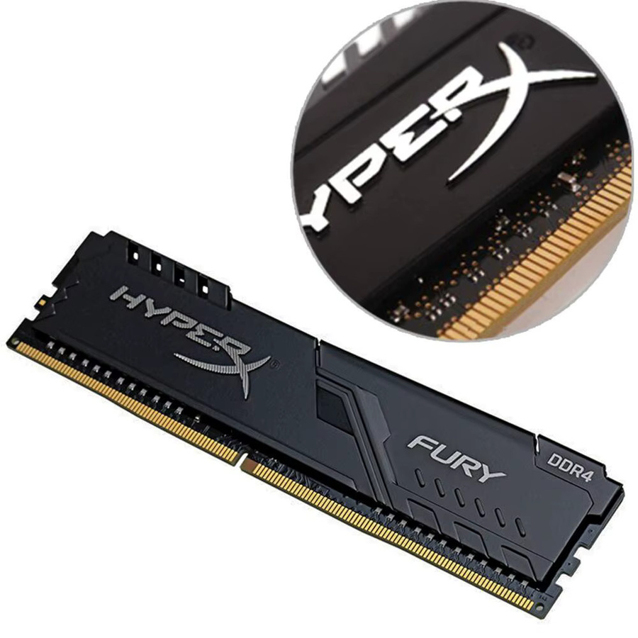 Kingston DDR4 Desktop-RAM Gaming-Computerspeicher DIMM in Schwarz - Bild 2