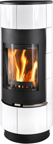 THORMA Kaminofen Cadiz in Weiss mit Keramik und 7,5 kW Leistung - Bild 1