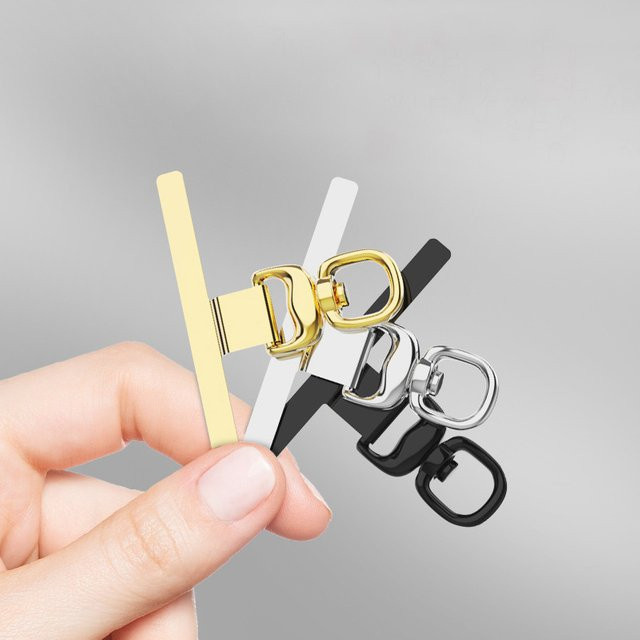DYM Robustes Metall Handy Tether XYun 360 Grad Drehung Telefon Hängegurt Lanyard Patch Clip - Bild 1