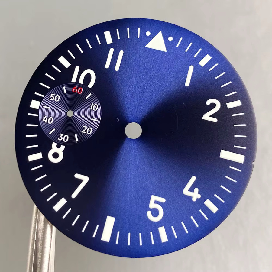 Matelion Zifferblatt-Set, 37 mm, mechanisch, Herren, Grün Blau Schwarz, Leuchtend - Bild 2