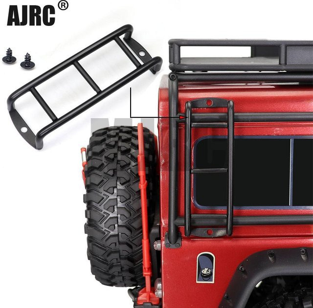 Ajrc Leiter Treppe, Metall, Schwarz, 1-teiliges Set - Bild 1