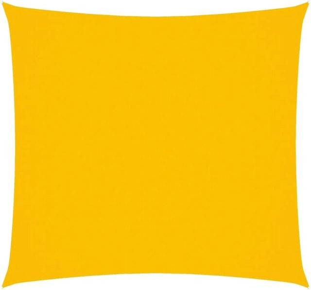 Furnicato Sonnensegel aus Oxford-Gewebe, quadratisch, Gelb, B/B: 4 x 4 m - Bild 1