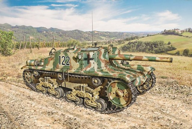 Italeri Semovente M42 da 75/34 Upgrade, Fahrzeuge, Grün - Bild 1