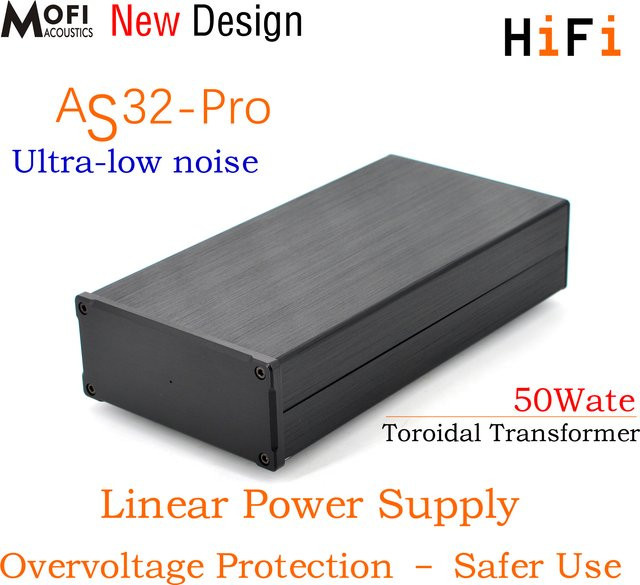 OnifealiMajeson AS32-Pro 50VA HiFi Lineares Netzteil LPS DC 5V-24V in Schwarz und Silber - Bild 1