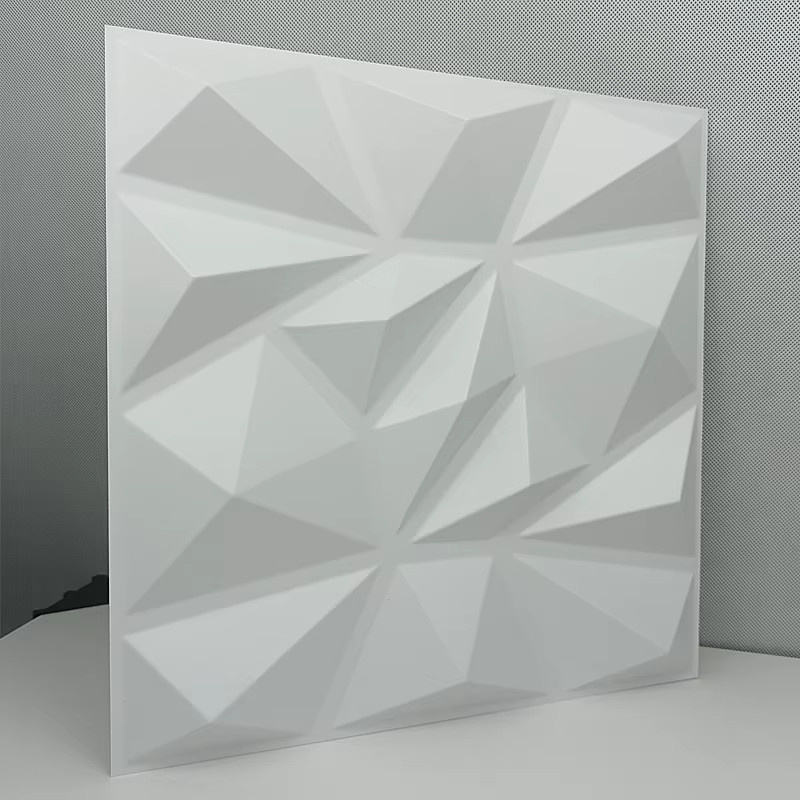 10 Stück Butchic 3D Wandpaneele aus PVC in Weiß mit Wellenstruktur, B/B: 30 x 30 cm - Bild 4