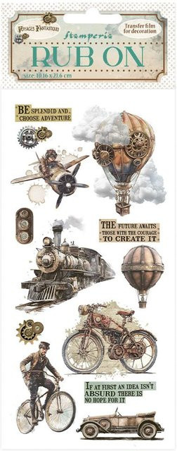 Rub On Transferfolie Voyages Fantastiques Age of Adventure - Bild 1