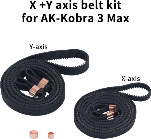 Anycubic X + Y-Achsen-Riemenkit für Kobra 3 Max in Schwarz - Bild 1