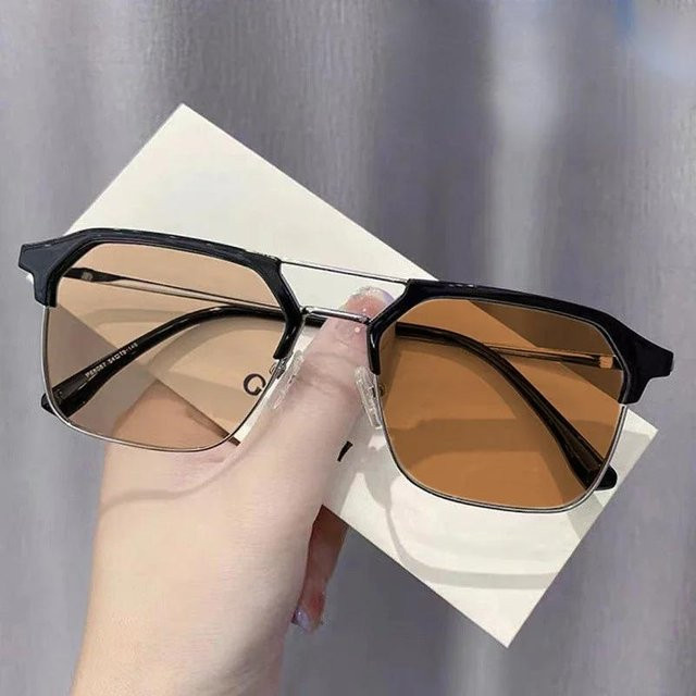 Sonnenbrille, square, unisex, Vollrand, plastic, white - Bild 1