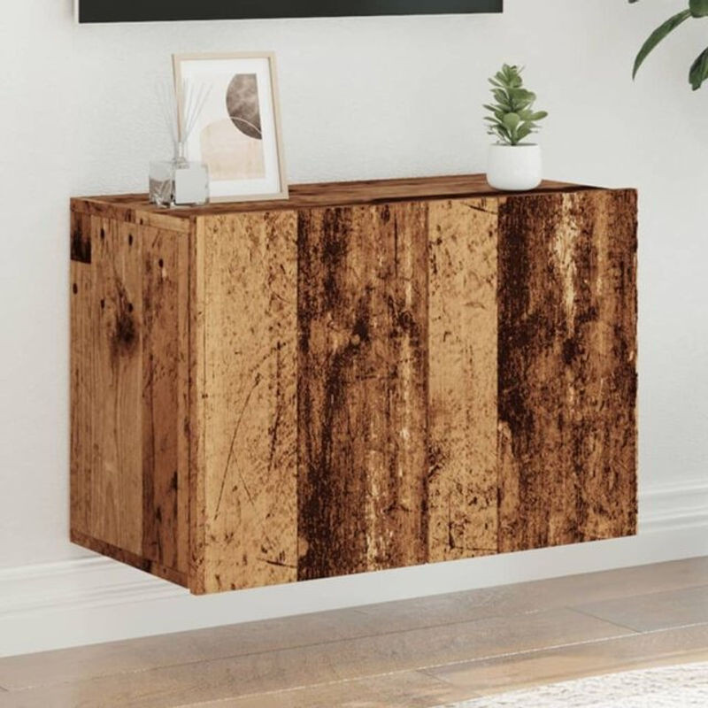 Vidaxl TV-Schrank in Altholz-Optik Braun im Landhausstil, B/T/H: 60 x 30 x 41 cm - Bild 1