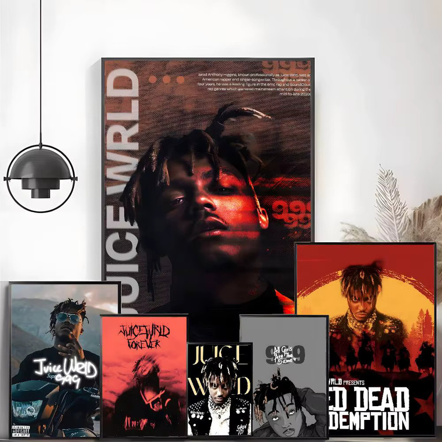 Singer J-Juice Wrld Kunstaufkleber wasserdicht und selbstklebend für deine Heimdekoration - Bild 2
