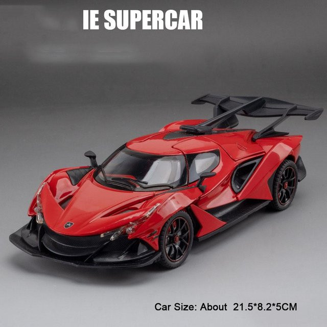 Apollo EVO IE Sportwagen, Diecast Spielzeug, 1:24, mit Licht und Geräusch, ab 14 Jahren - Bild 1