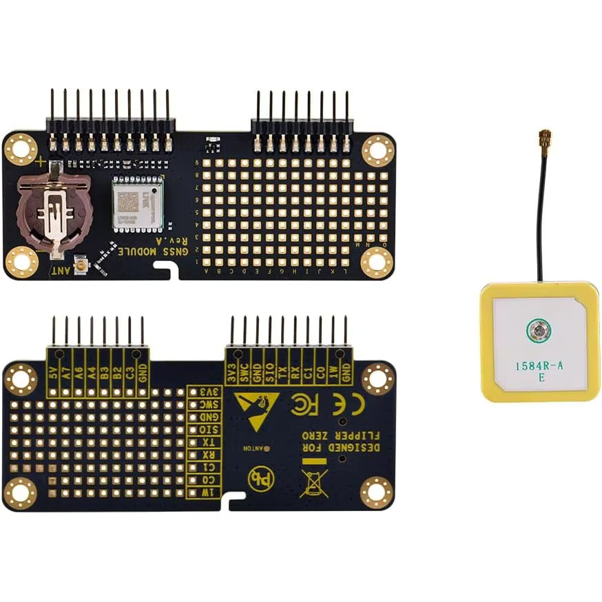 KUXA GNSS-Modul-Empfänger für Flipper Zero mit aktiver Antenne, unterstützt GPS, BeiDou, GLONASS und QZSS, Schwarz - Bild 5