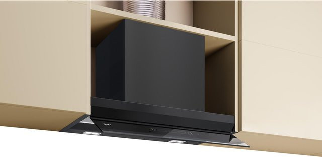 Bosch Dunstabzugshaube D67XDP2S0 N70 in Schwarz mit Smart Home Integration und App-Steuerung, Unterbau-Modell für Abluft oder Umluft - Bild 1