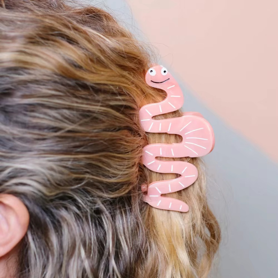 Haarklammer Wurm, Mädchen - Bild 3