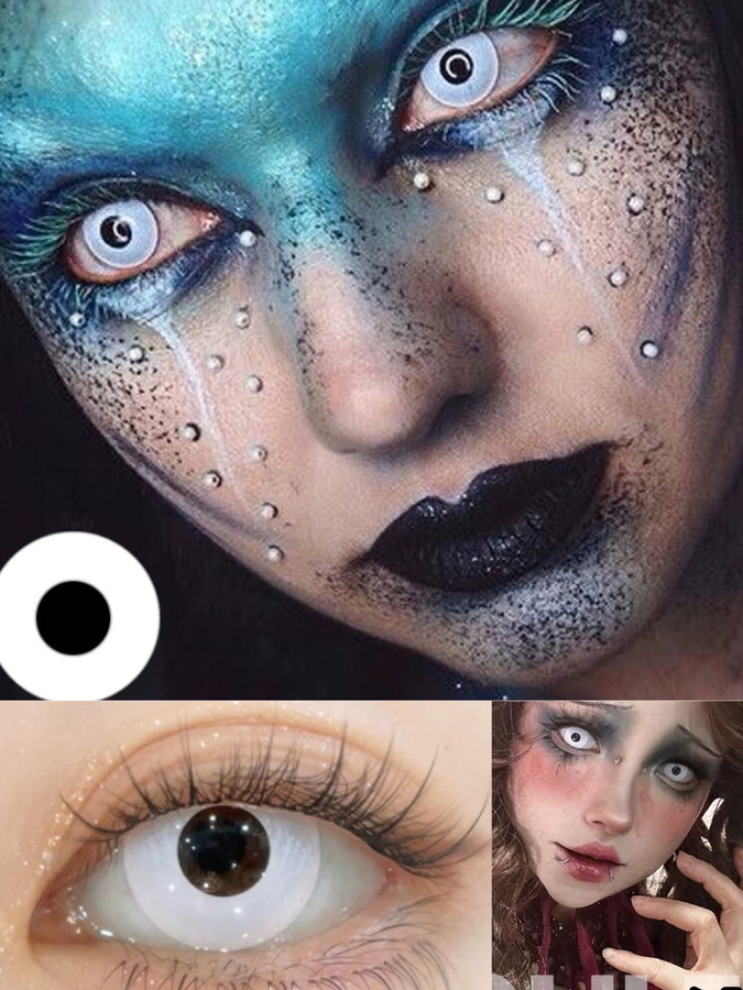 VISUASHOW Farbige Kontaktlinsen, Gotisch, Vampir-Cosplay - Bild 5