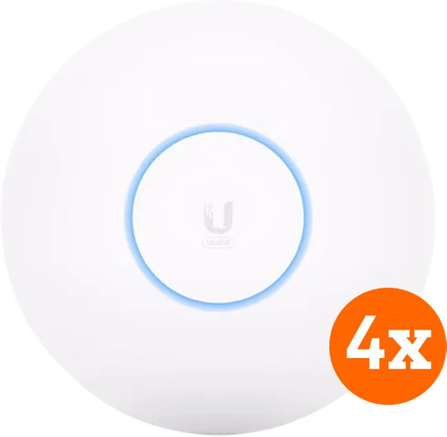 Ubiquiti UniFi 6 Professional WiFi 6 Access Point 4er-Pack in Weiß - Bild 1