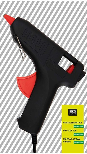 Rico Design Heißklebepistole groß inklusive 2 Klebesticks Ø 11,2 mm - Bild 1