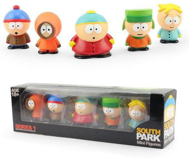 South Park Actionfigur, 5-teiliges Set, 6cm, ab 14 Jahren - Bild 1