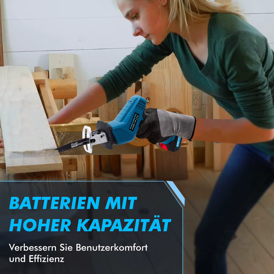 Makita LXT Bürstenlose Akku-Säbelsäge mit 1280W und 4000 U/min, variable Geschwindigkeit für Metall und Holz, kompatibel mit 18V Akkus - Bild 5