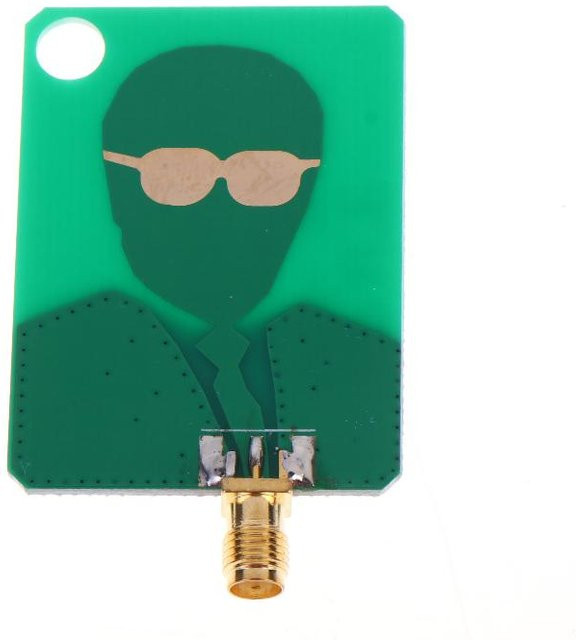 eelhoe UWB-1P Ultrabreitband-Antenne mit SMA-Schnittstelle für Kommunikationsgeräte, Frequenzbereich 2,4 GHz bis 7 GHz, Farbe: Grün - Bild 1