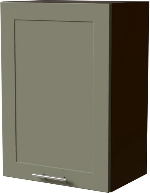 Feldmann-Wohnen Hängeschrank Oslo Küchenschrank in Lava / Reed Green Matt, B/T/H: 50 x 32,5 x 72 cm - Bild 1
