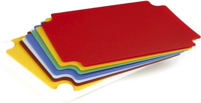 Schneider HACCP Schneidebrett-Set aus Kunststoff, mehrfarbig, B/H/T: 60 x 40 x 3,8 cm - Bild 1