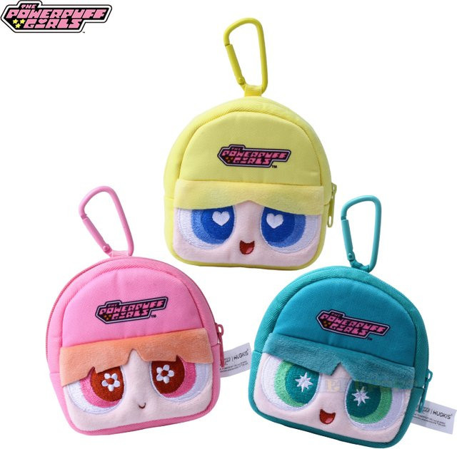 HUGKIS Powerpuff Girls Plüsch-Geldbörse, Hängetasche, 10cm - Bild 1