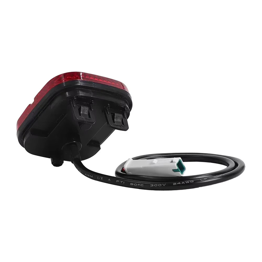 Ninebot Ersatzteil LED-Rücklicht und Bremslicht mit Batteriekabel für Segway Ninebot Max G2 in Rot - Bild 2