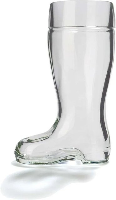Stölzle Lausitz Bierglas Stiefel transparent 1000 ml - Bild 1